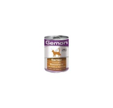 Gemon Cat Wet Food - Chunkies Adult with Chicken and Turkey 415gm