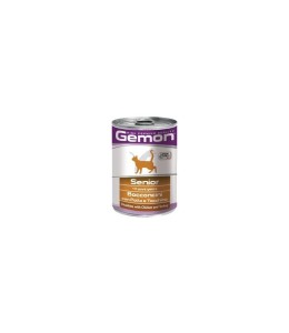Gemon Cat Wet Food - Chunkies Adult with Chicken and Turkey 415gm