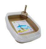 Nutrapet Cat Toilet Little Cat Litter Box Brown 46*36.6*11 cm