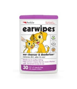 Petkin Ear Wipes 30 count