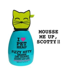 Pet Head Fizzy Kitty Mousse Strawberry Lemonade 190ml