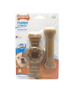 Nylabone Puppy Twin Pack Ring Flexi Combo Wolf
