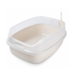 Nutrapet Cat Toilet XL Deodorized Cat Litter Box Cream 62*46*23 cm