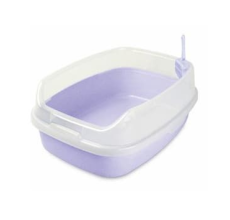 Nutrapet Cat Toilet XL Deodorized Cat Litter Box Lavender 62*46*23 cm