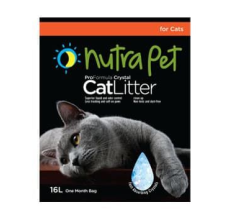 NutraPet Cat Litter Silica Gel 16L – Non-Scented