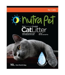 NutraPet Cat Litter Silica Gel 16L - (Non -Scented)