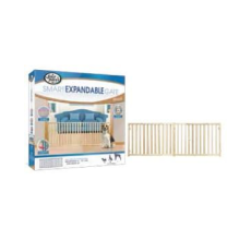 Four Paws Safety Gate Vertical Wood Slat Gate 53-96 and x 24