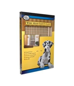 Four Paws Wire Mesh Safety Gate with Coated Wire 24
