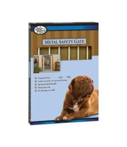 Four Paws Safety Gate Metal Walk Thru Gate (30 and-34 and x 39.25 and)