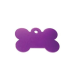 Imarc Pet Tag Bone Large Purple