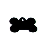 Imarc Pet Tag Bone Small Black