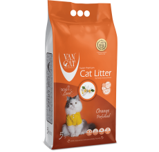 Van Cat White Bentonite Clumping Cat Litter Orange 5Kg Cat Litter