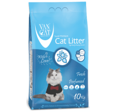 Van Cat White Bentonite Clumping Cat Litter Fresh 10Kg Cat Litter