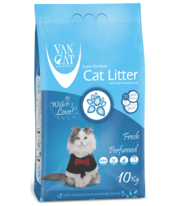 Van Cat White Bentonite Clumping Cat Litter Fresh 10Kg