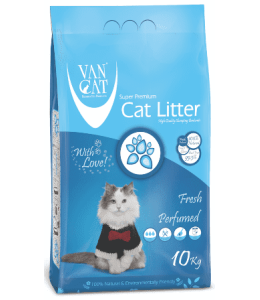 Van Cat White Bentonite Clumping Cat Litter Fresh 10Kg Cat Litter