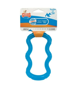 Nylabone Puppy Tug Translucent Blue Small