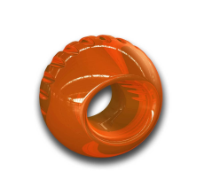 Outward Hound Bionic Opaque Ball Orange Small