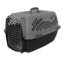 Petmate Pet Porter Traditional 20-25Lbs ~ Gray & Black (IATA APPROVED)