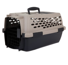 PETMATE VARI KENNEL 36" 50-70LBS ~ BLEACHED LINEN & BLACK (IATA APPROVED)