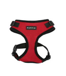 PUPPIA RITEFIT HARNESS RED M Neck 11.02-13.17" Chest 15.35-21.26"