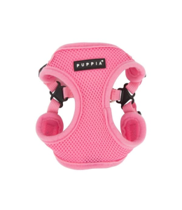 PUPPIA SOFT HARNESS C PINK S Neck 11.0-12.6" Chest 12.2-13.8"