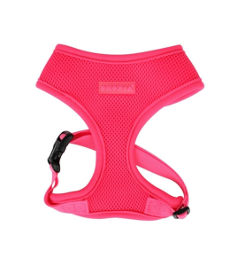 PUPPIA NEON SOFT HARNESS A PINK L Neck 14.2" Chest 19.3-26.8"
