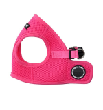 PUPPIA NEON SOFT VEST HARNESS B PINK L Neck 11.41