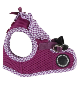 PUPPIA VIVIEN HARNESS B PURPLE S Neck 8.26" Chest 12.20"