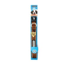 Dogness Reflective Neoprene Brown Collar Xl (Old Stock – visible age/cosmetic wear)