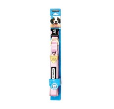 Dogness Reflective Neoprene Pink Collar S (Old Stock – visible age/cosmetic wear)