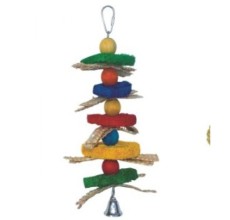 Nutrapet Hanging Bird Toy L28*W11cms (Old Stock – visible age/cosmetic wear)