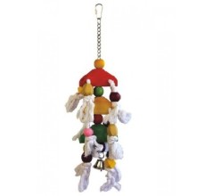 Nutrapet Hanging Bird Toy L38*H8.5cms (Old Stock – visible age/cosmetic wear)