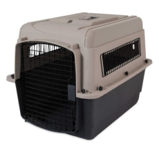 PETMATE ULTRA VARI KENNEL FASHION 32" 30-50LB ~ TAUPE & BLACK (IATA APPROVED)