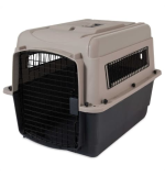 PETMATE ULTRA VARI KENNEL FASHION 40" 70-90LB ~ TAUPE & BLACK (IATA APPROVED)