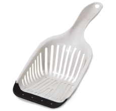 Petmate No Tear Scoop ~ Pearl White