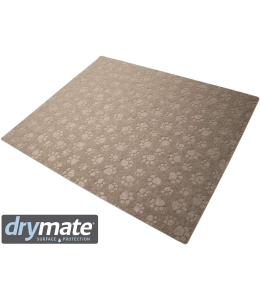 Drymate Litter Trapping Mats DEBOSSED PAW LITTER MAT TAUPE 28 X 34 Inches