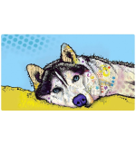 Drymate Placement Mats For Dogs Siberian Husky 16 X 28 Inches
