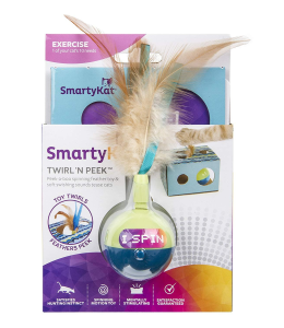SmartyKat® Twirl & Peek™ Electronic Motion Cat Toy