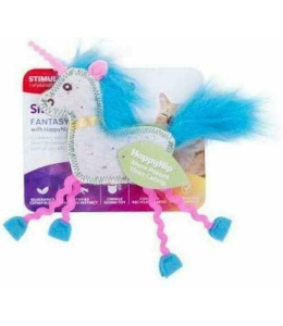 SmartyKat® Fantasy Frenzy™ Crinkle Unicorn Catnip and Silvervine Cat Toy