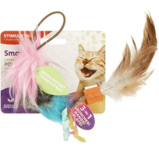 SmartyKat® HappyNip™ Pom Pom Player Door Dangler Cat Toy