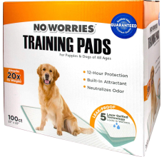 Four Paws No Worries 22X22 Inc Pads 1/100Ct Box Puppy Pads