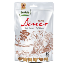Dentalight 3" Nutri Diner tasty chicken&beef flavour mix ×10pcs 180g