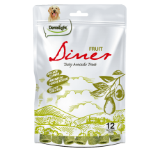 Dentalight 3" Fruit Diner tasty avocado treat ×12pcs 80g