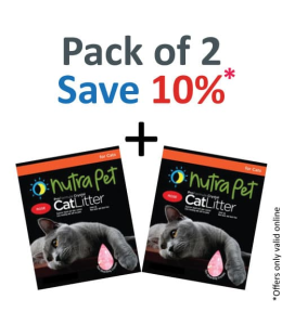 Nutrapet Cat Litter Silica Gel 16L- Rose Scent - PACK OF 2