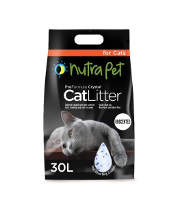 Nutrapet Cat Litter Silica Gel 30L 20KGS- Non Scented- SOLD PER BOX