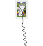 Four Paws Walk About Spiral Tie Out Stake 19" inches