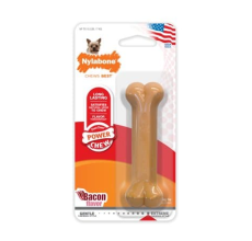 Nylabone Power Chew Bone, Bacon Petite Nylon Chews