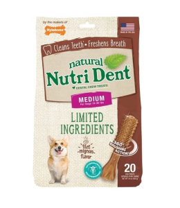 Nylabone Nutri Dent Filet Mignon 20 Count Pouch Medium