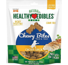 Nylabone Healthy Edibles Chewy Bites Chicken Flavor 6 oz