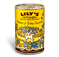 Lily's Kitchen Chicken & Turkey Casserole Wet Dog Food (400g)